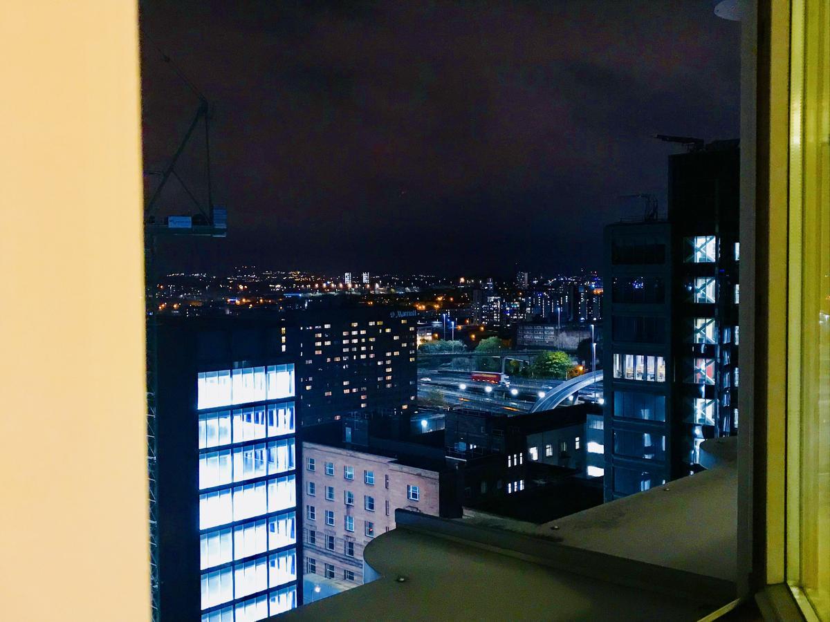Glasgow Central Station Skyline Apartment With Parking Exterior foto