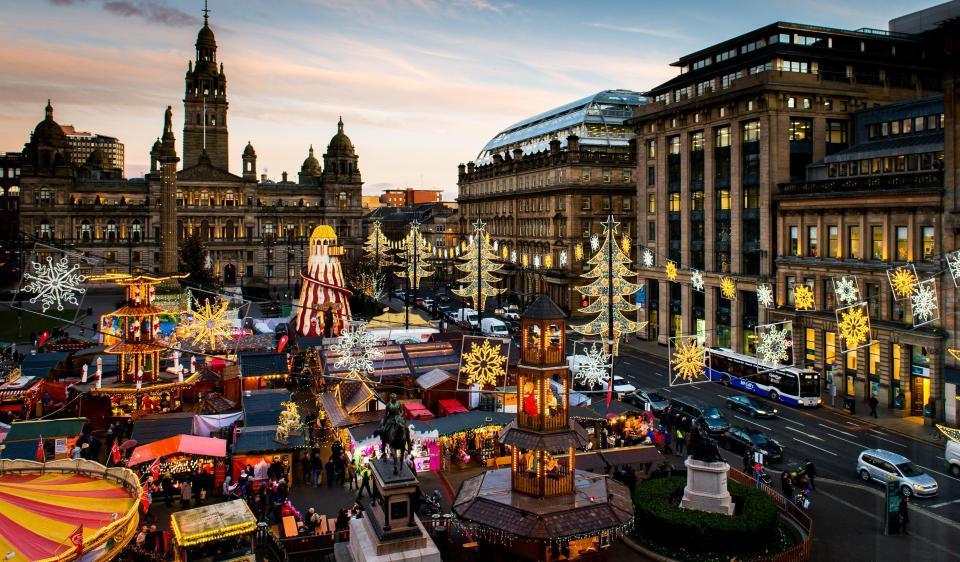 Glasgow Central Station Skyline Apartment With Parking Cameră foto