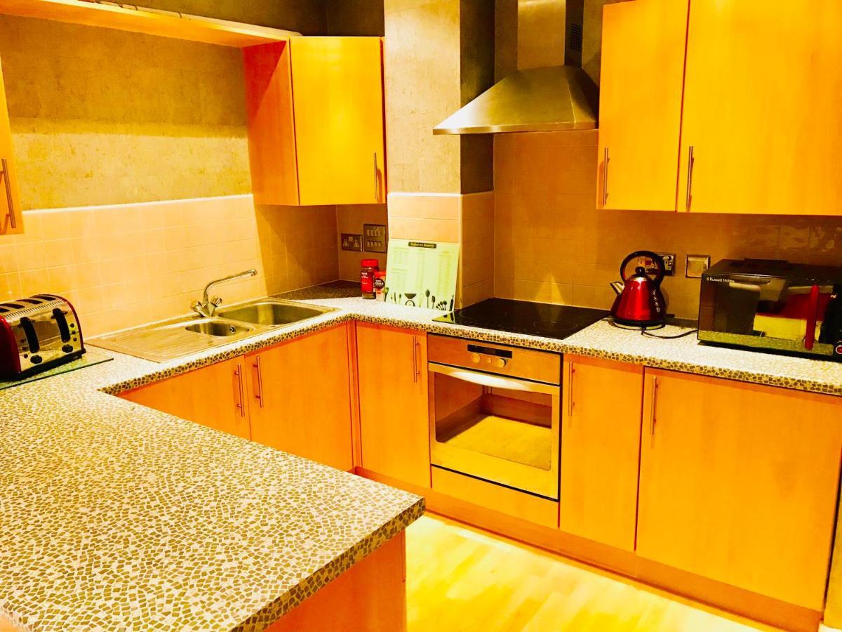 Glasgow Central Station Skyline Apartment With Parking Cameră foto
